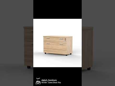 Office standard wooden pedestal drawer