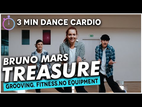 3 MIN BRUNO MARS TREASURE DANCE WORKOUT | DANCEJAM ®