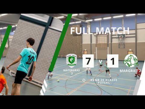 GZV Watergras 3 vs Margriet 2 | 7-1 | 2e klasse beker futsal | 25-10-2025