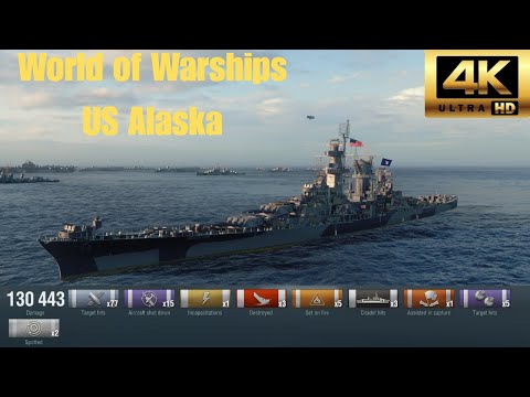 USS Alaska Full Gameplay Review – The Hybrid Beast of WoWs!