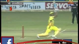 Zee24Taas: champions league : mahendrasingh dhoni, 5 six in 1 over