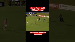 Gol de Ruan Freitas!!! Anapolina 1x0 Aparecidense #goianão #futebol #anapolina