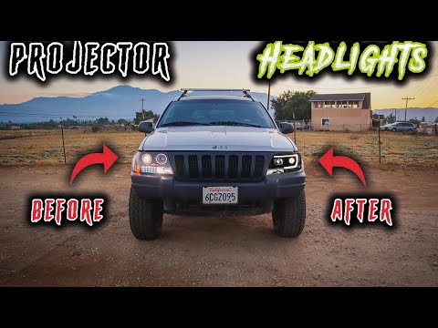 Installing New Projector Headlights on Jeep WJ Grand Cherokee | Najar Offroad