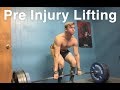 Pre Injury Training Footage - 445 5s Deadlift, Squat 7s, CGBP PR