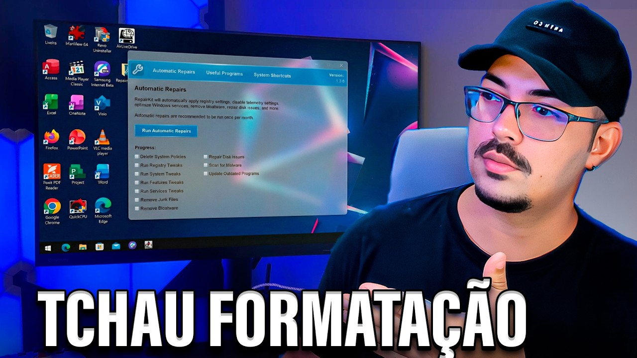 FIM DA FORMATAÇÃO? 🤯 Essa Ferramenta deixa o PC NOVO em 1 Clique!