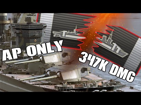 Thunderer - but only AP || 347k dmg - WOWS