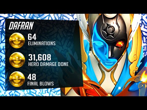 Dafran Echo GOD - 64 elims! 30k DMG! POTG! [ Overwatch Season 29 Top 500 ]