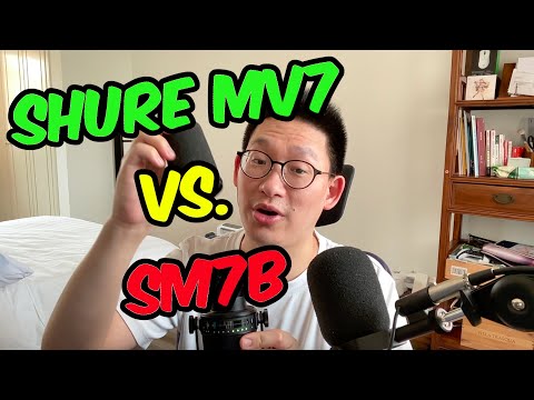 Shure MV7 VS. SM7B