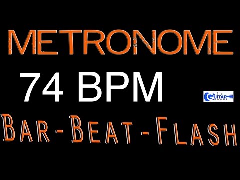 74 BPM FREE Metronome Best Free Online Metronome  Beats Per Minute Counter Flash Drummers Metronome