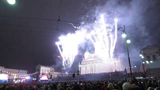 preview picture of video 'Helsinki New Year Fireworks 2014 - Finland'