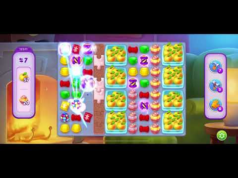 Homescapes level 12971 - no booster gameplay