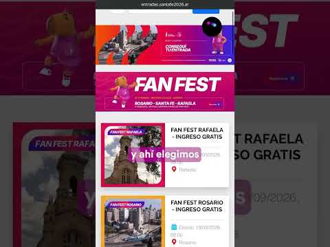 Fan Fest en Rafaela: cómo sacar entrada gratuita para disfrutar de los Shows