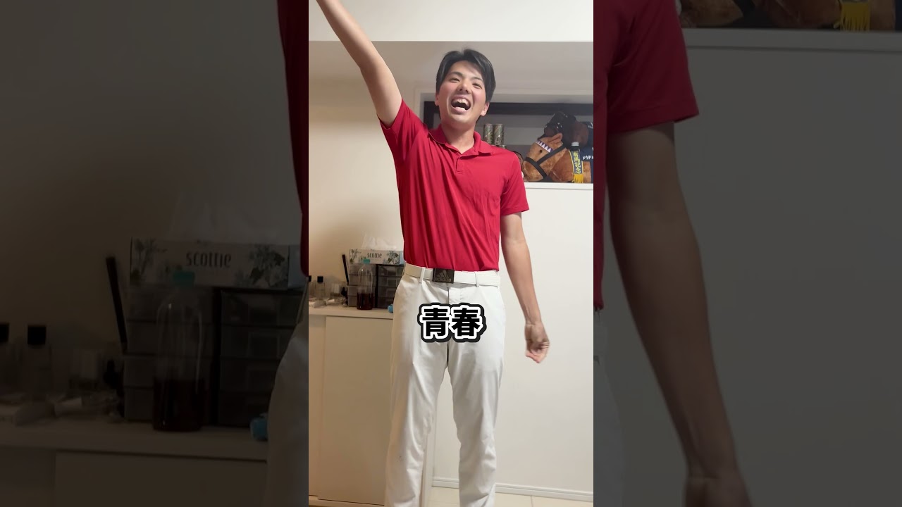 やましたが青春をテーマに即興で歌います