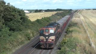 preview picture of video '087 on Tara mines-Alexandra road laden ore train near Mosney 19-August-2010'