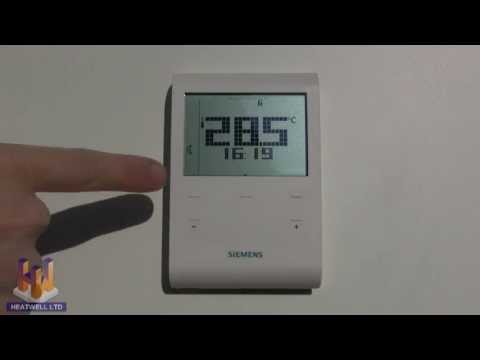 comment regler thermostat siemens