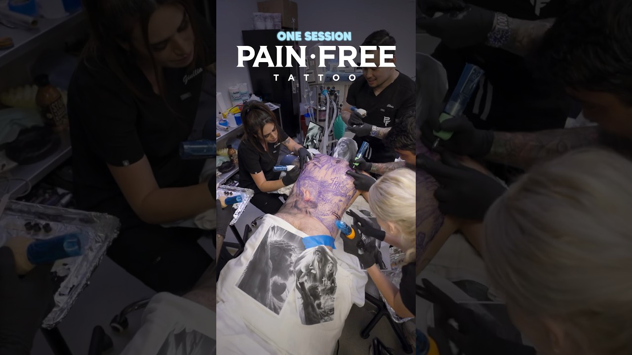 5 artists - 1 session 🔥 #inked #tattoo #anesthesia #tattooideas #latattooartist