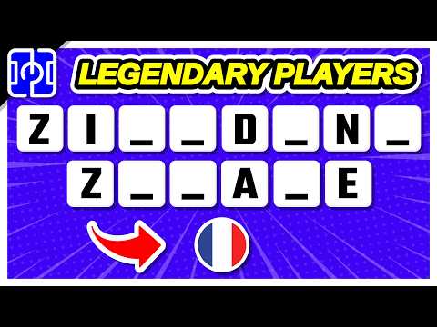 GUESS THE PLAYERS WITH MISSING LETTERS LEGENDARY PLAYER | FOOTBALL QUIZ 2026