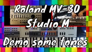 Video thumbnail for *DEMO - Roland MV30 - Studio M  - some tones by Fernando Costalonga - Keyboards, Synthesizers...