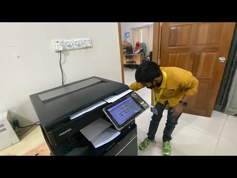 How to Replace Toshiba e-studio 2518A Heater Roller (HR-5008A-U)