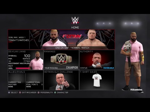 WWE 2K17 MYCareer pt 18 Extreme Rules 2 Title Matches LIVE!!