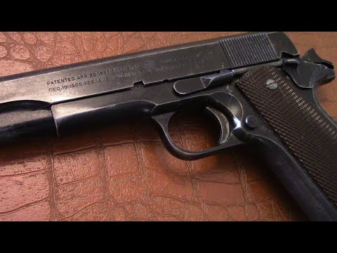 Colt WWII 1911 rundown & inspection marks