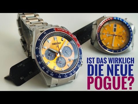 Pogue Comparison! 6139 vs. Seiko Prospex Speedtimer SSC947P1 Solar Chronograph review German