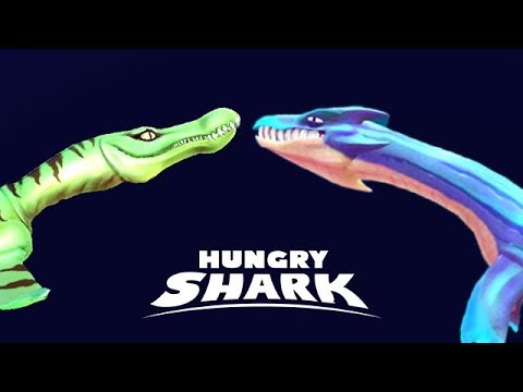 Hungry Shark Evolution vs World - Nessie vs Drago