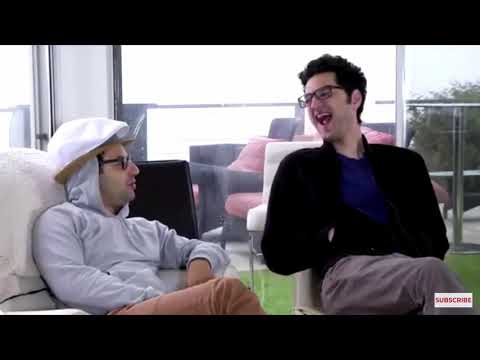 ben schwartz and gil ozeri losing it during entourageathon again