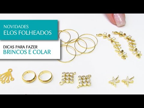 Novos Elos Folheados para Montagem de Semi Joias - Pedra Mística