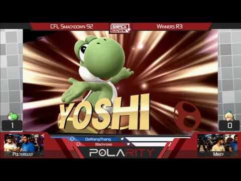 CFL Smackdown 92 WiiU - Plotergust (Yoshi) vs Minty (Rosalina) - Winners R3