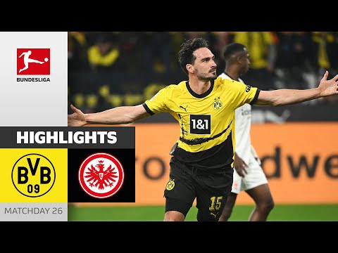 BVB Back on CL Course! | Borussia Dortmund - Frankfurt 3-1 | Highlights | Matchday 26 – Bundesliga