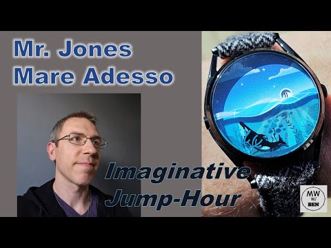 Artsy Unique Jump Hour from Mr. Jones Watch Company