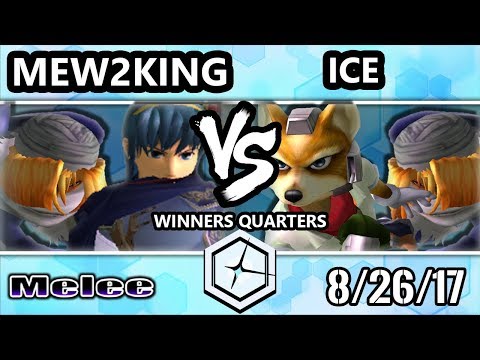 Shine 2017 SSBM - FOX MVG | Mew2King (Marth) vs LG | Ice (Fox) - Melee WQ