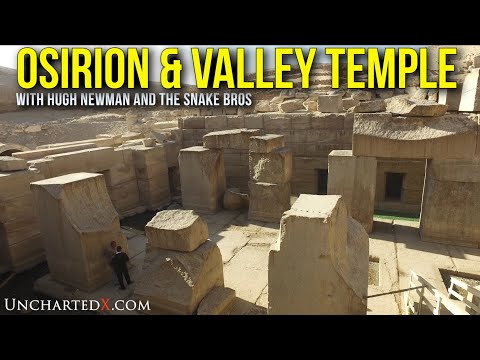 Video Podcast! The Osirion at Abydos, and the Valley Temple at Giza with Hugh Newman and Snake Bros!