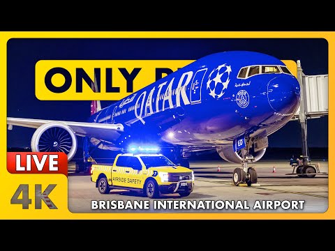 🔴 LIVE Plane Spotting @ Brisbane Airport w/ James, Matty + ATC ✈️🌇🌙