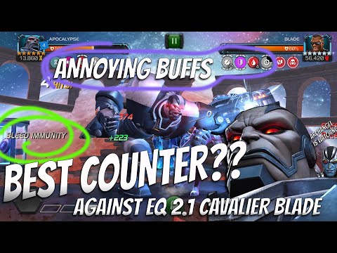 How To Defeat [ CAVALIER ] BLADE EQ 2.1 | Apocalypse Still The Best | Marvel Contest Of Champions