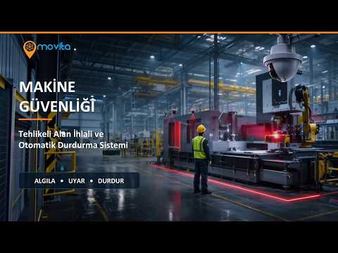 Yapay Zekâ Destekli Makine Güvenliği | Tehlikeli Alan İhlali ve Otomatik Durdurma