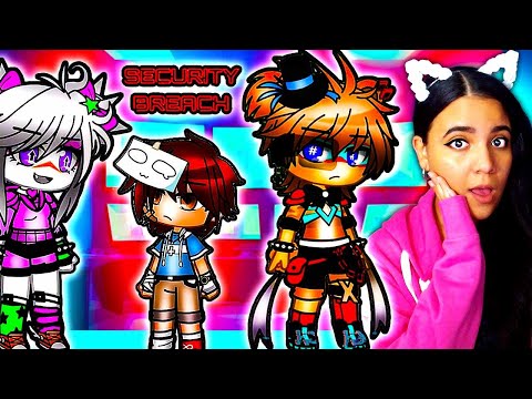 The Afton Family And Some Animatronics Play Security Breach With A Twist! FNAF Gacha Club Mini Movie