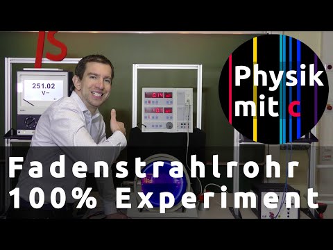 Fadenstrahlrohr - Massenbestimmung des Elektrons