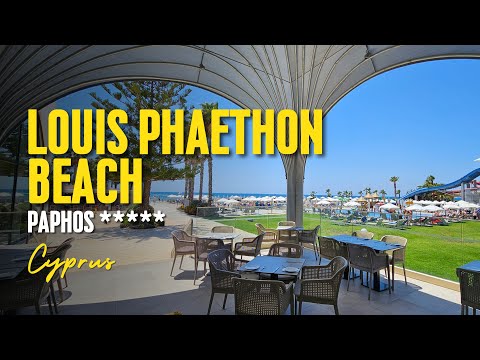 🎥🌴 Discover Louis Phaethon Beach in Paphos, Cyprus! 🏖️🌅