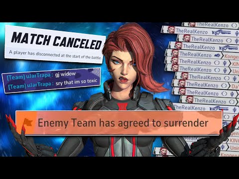 Making enemies RAGE QUIT with Black Widow in Marvel Rivals