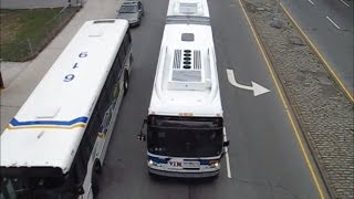 preview picture of video 'Bx9 bus under Van Cortlandt Park-242nd Street overpass'