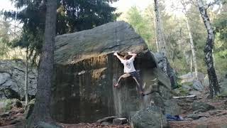 Video thumbnail of Jack Hever, 7A. Modřín