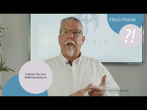 FRAG FRANK #14 - Kriterien für eine Waffenbesitzkarte