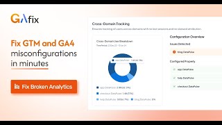 The Easiest Way to Audit & Fix GA4 Tracking - GAfix!