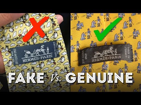 How to Spot a Fake Hermes Tie & Hallmarks of Genuine Hermès Ties