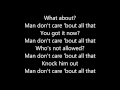 JME - Man Don't Care ft. Giggs (Lyrics) 