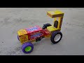 How To Make Toy Tractor From Matchbox Diy Tractor Science Project Matchbox Crafts