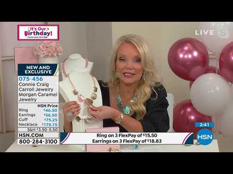 Connie Craig Carroll Jewelry Morgan Caramel MotherofPear...