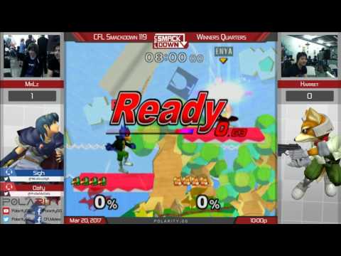 CFL Smackdown 119 Melee - MrLz (Falco) vs Harriet (Fox) - Winners Quarters